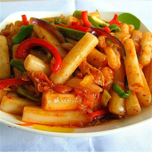 美味泡菜炒年糕