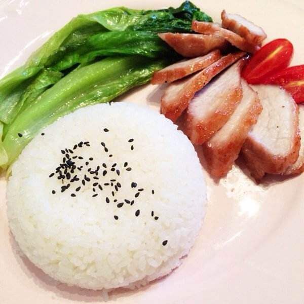 美味的叉烧糯米饭
