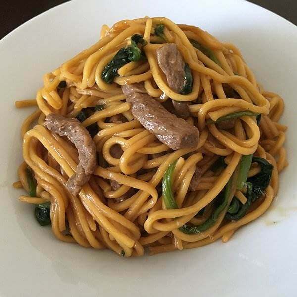 醇香铁板牛肉炒面