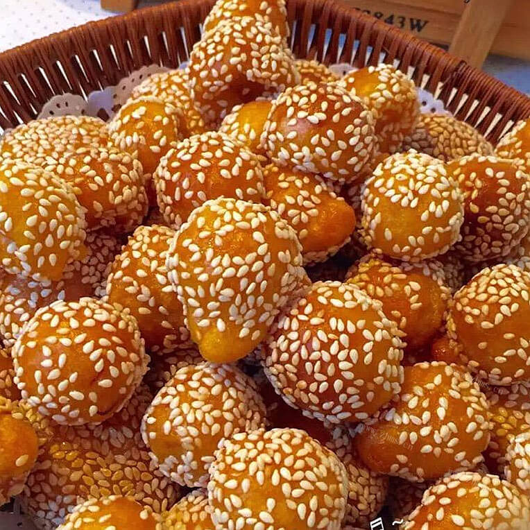 美味内糖空心麻圆