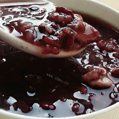 美味雪梨黑豆米糊