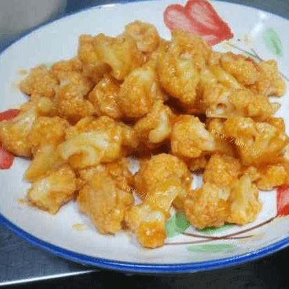 家常菜番茄菜花