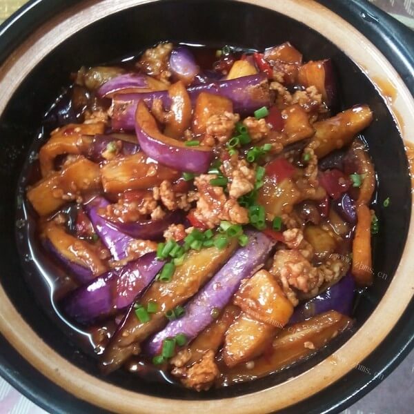 香浓肉沫茄子煲