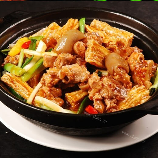 好吃的五花肉腐竹煲