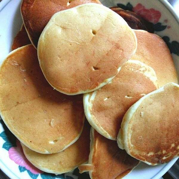 美味的奶香小松饼