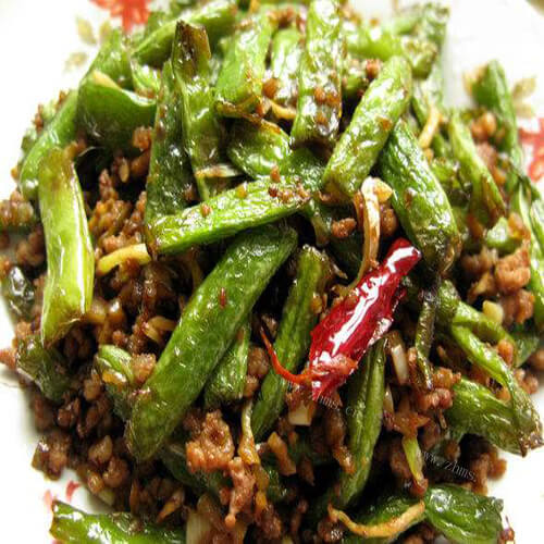 好吃的豆豉煸豆角