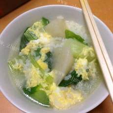 营养白花菜鸡蛋汤