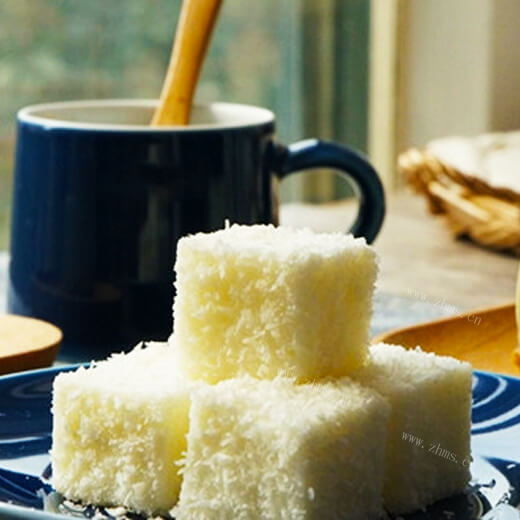 味道美味的椰蓉牛奶冻