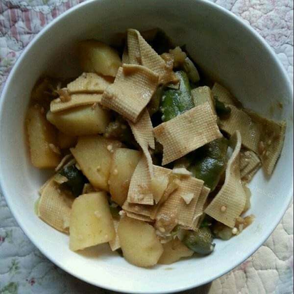 下饭极品酱焖土豆茄子干