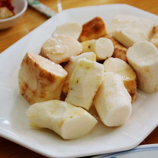 美味葱烧槟榔芋