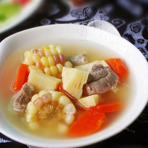 好喝的淮山玉米煲瘦肉汤