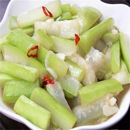 美味的家常瓠子