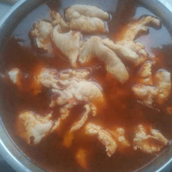 家常菜水煮肉片做法图解5)