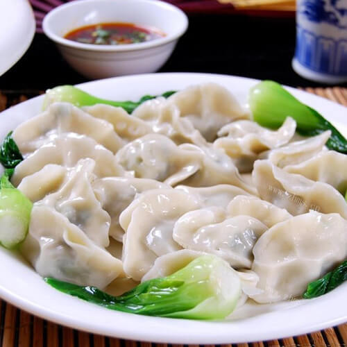 清爽的白菜粉丝水饺