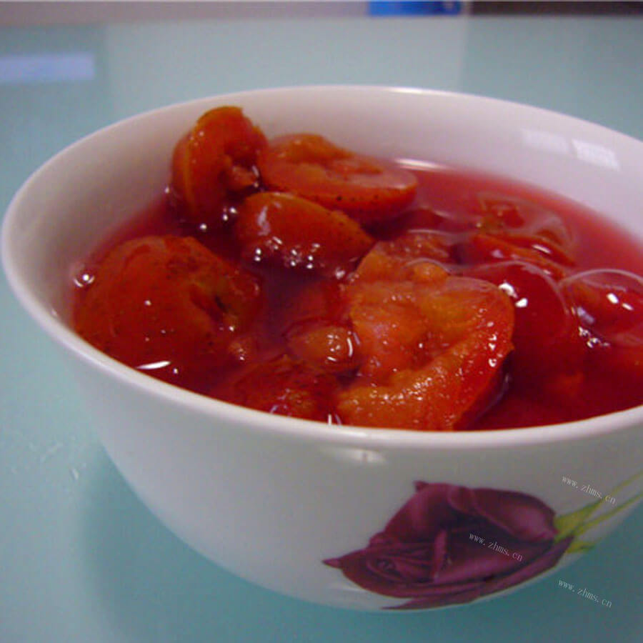微波炉版炒红果
