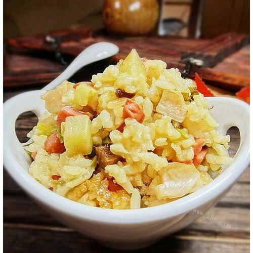 美味之土豆虾仁焖饭