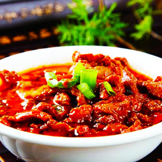 好看的黄椒炒肉片