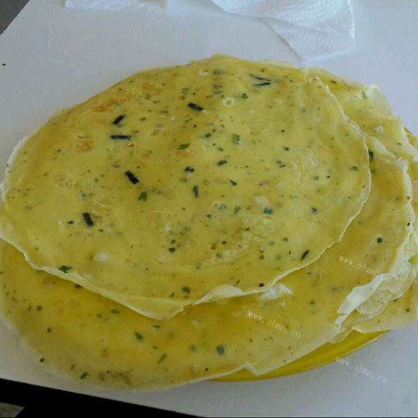 香嫩可口的牛奶鸡蛋饼