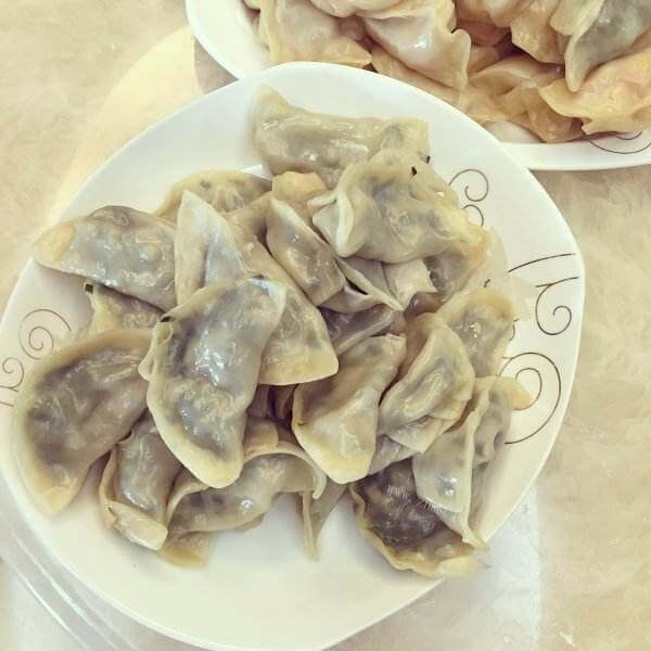 好吃的猪肉青菜鸡蛋饺