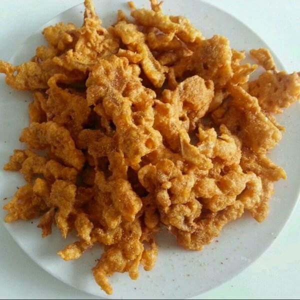 好吃的酥炸鲜蘑