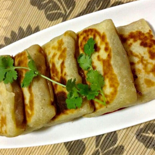 美味鸭肉火烧