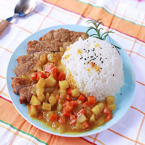 便携的简单咖喱饭