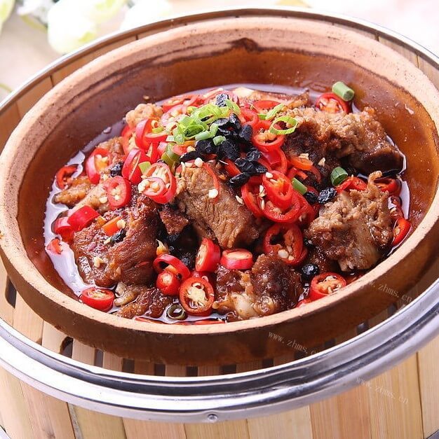 自制豆豉辣酱烤排骨