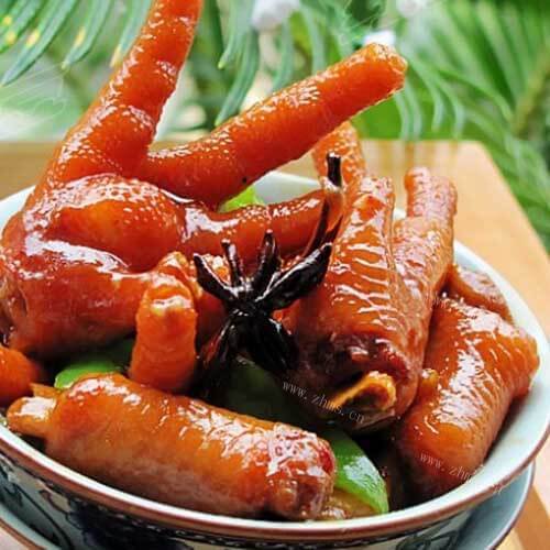 美食红烧腐乳鸡爪
