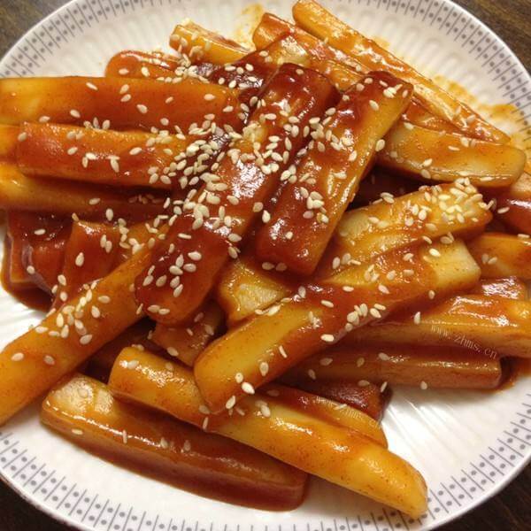 美味的小葱辣炒豆腐干