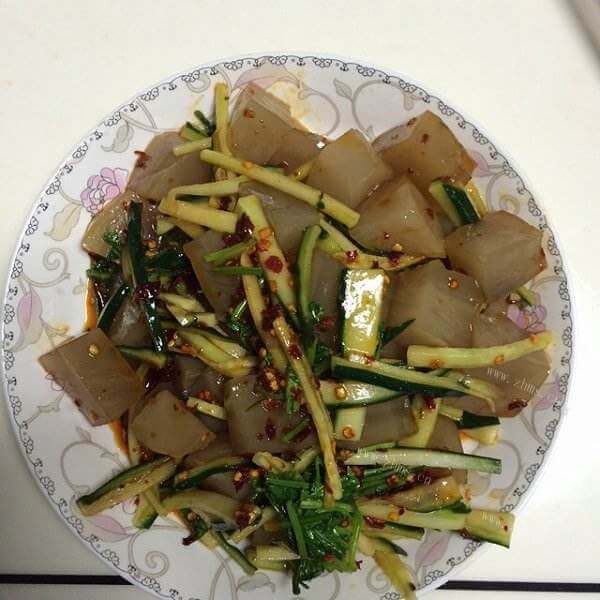 好吃的炒红薯粉饼