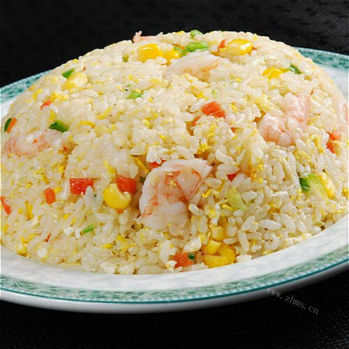 五彩虾仁蛋炒饭