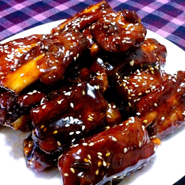 自制柠檬陈皮糖醋小排