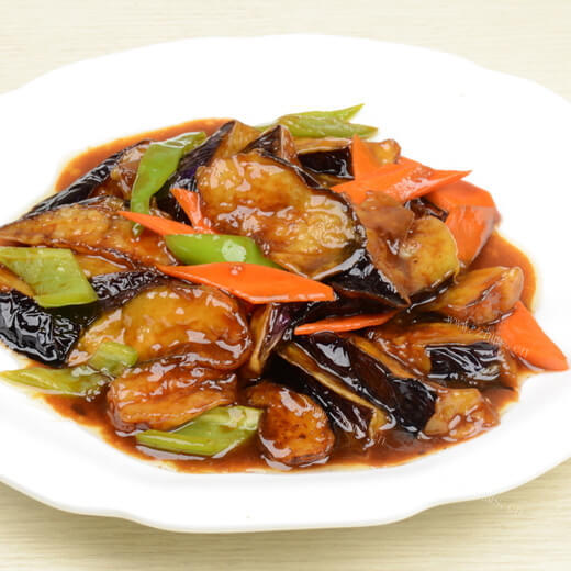 美味的烧青茄子