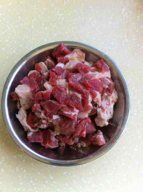 美味的羊肉搓面做法图解3)