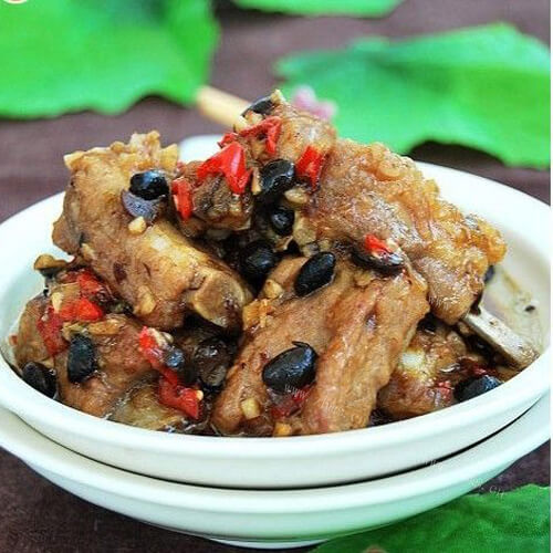 家常豆豉蒜香蒸排骨豆腐