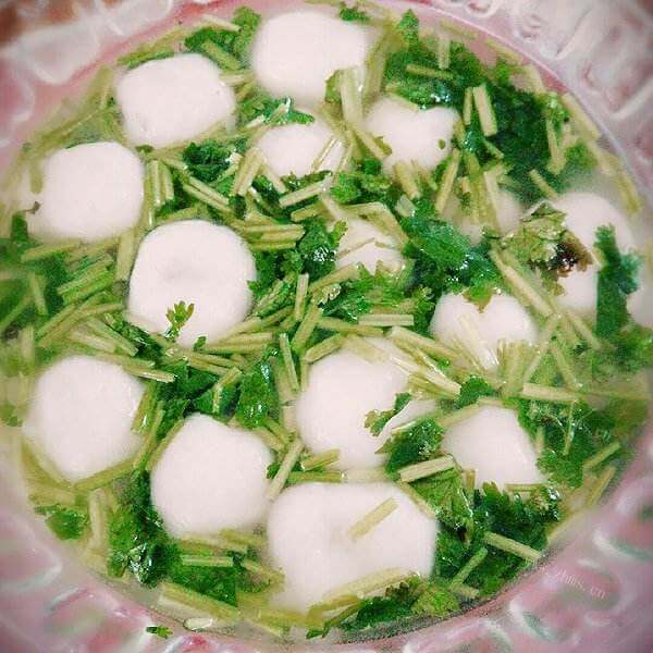 好吃的韩国泡菜鱼丸汤