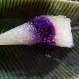 香甜的紫薯水晶粽子