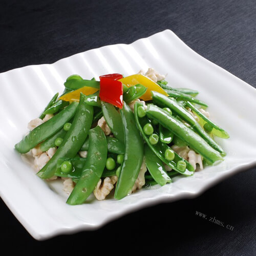 下饭的香辣肉沫焖豌豆