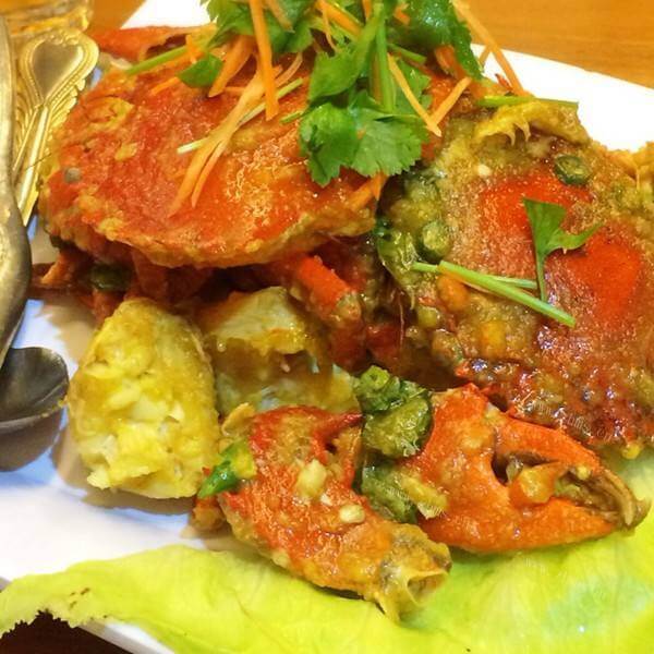 香酥咸蛋黄焗蟹