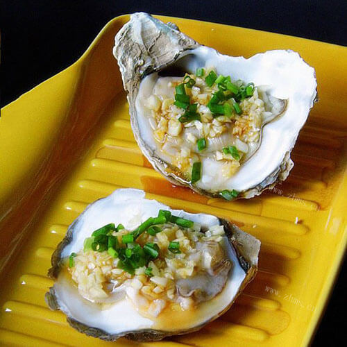 美味蒜蓉清蒸青蚝
