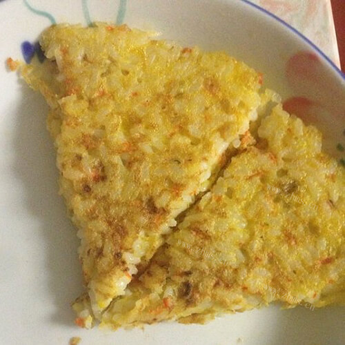 好吃的土豆丝米饭饼