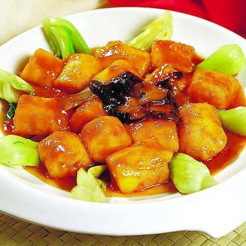 家常丝瓜烧豆腐