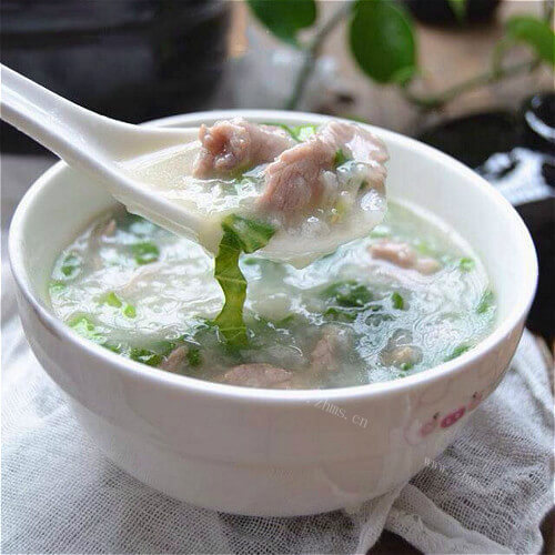 素食主义芹菜大米粥