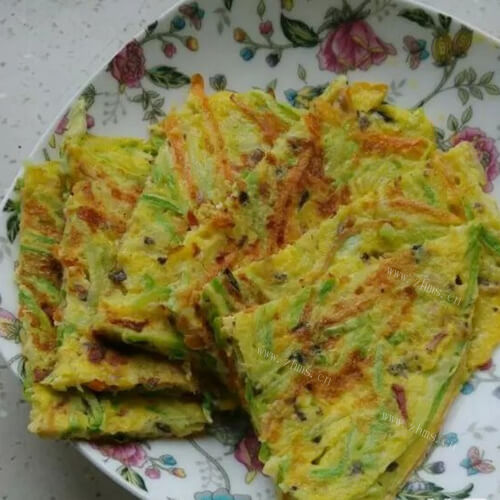 香甜美味南瓜西葫芦奶酪蒸饼