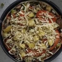 自制蔬菜披萨的做法图解十一