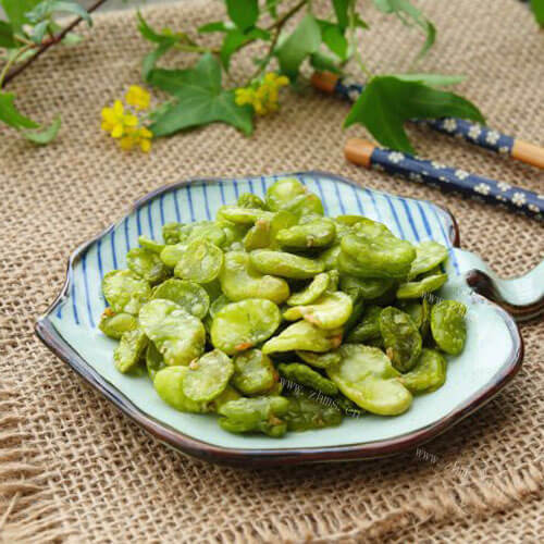 清香油汆豆瓣