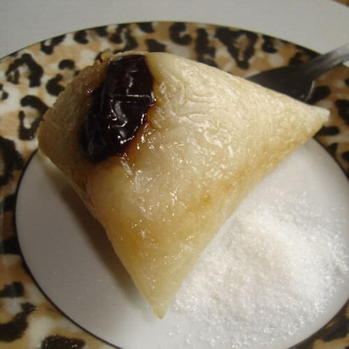 美味的蜜枣甜粽