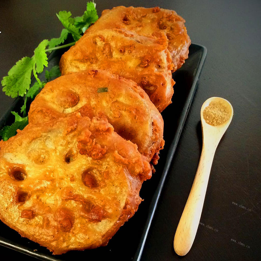 美味的冬至炸藕盒