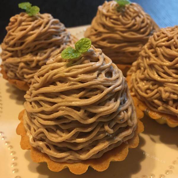美味的蒙布朗蛋糕