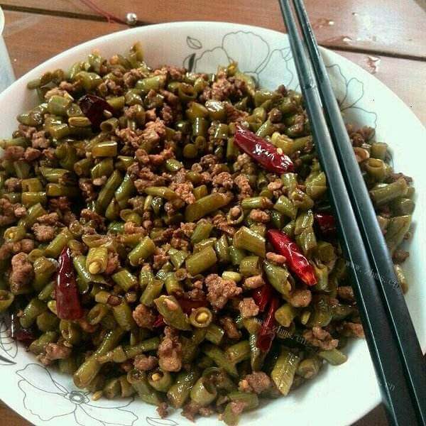 家常辣炒酸豆角